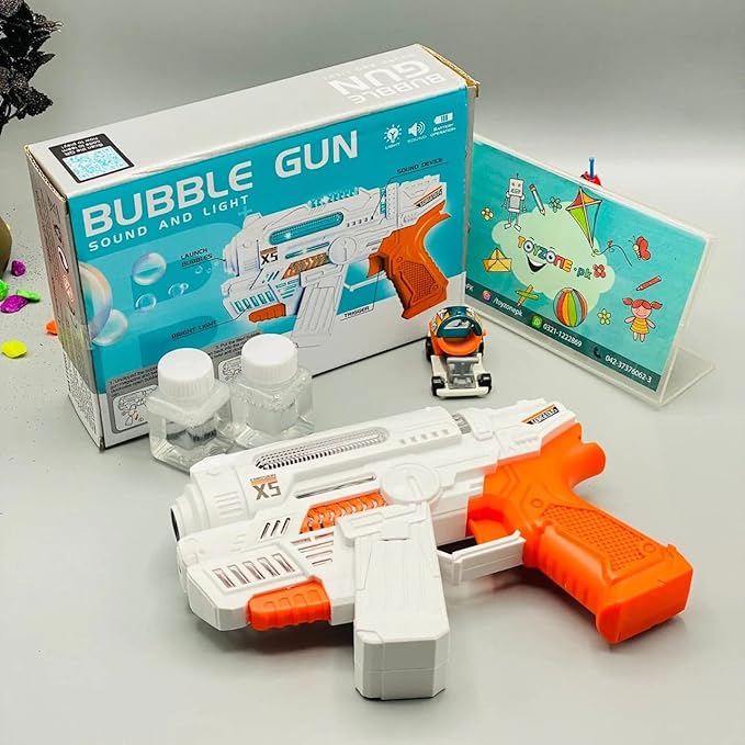 Bubble Gun With Sound & Light - RashidExpress