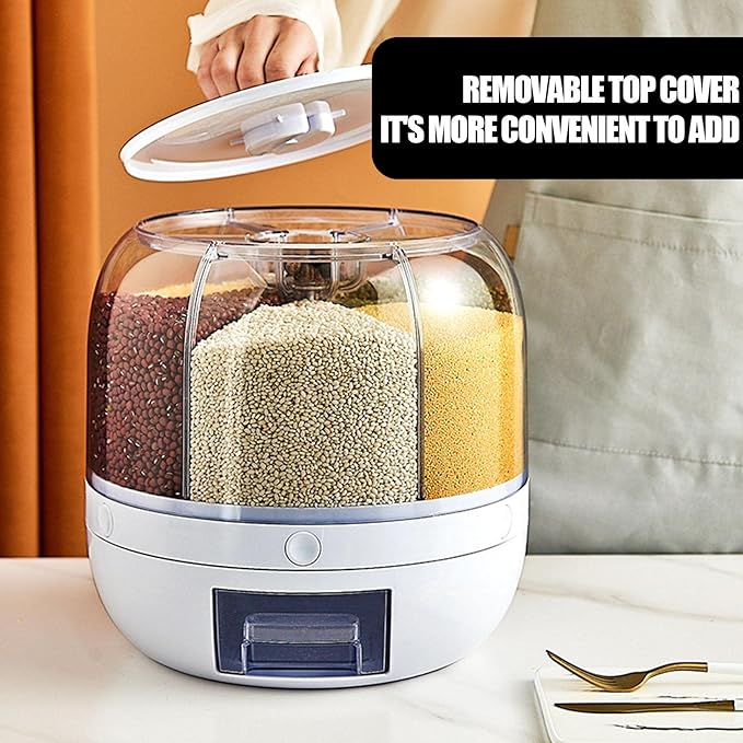 Rotating Food Storage Dispenser - RashidExpress