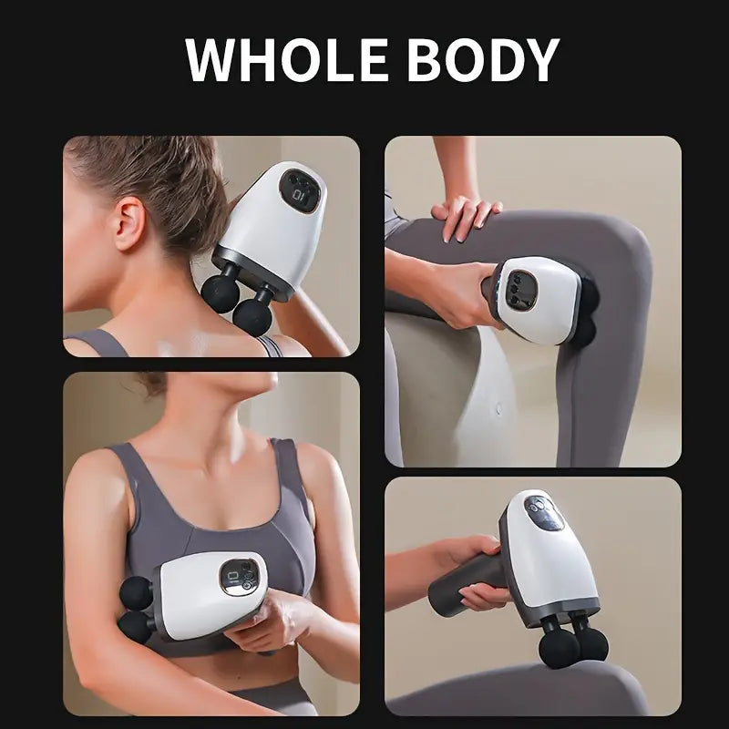 Electric Double Muscle Massager Gun - RashidExpress