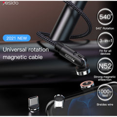 Rotation Magnetic Data Cable