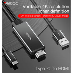 Type-C To HDMI Cable Adapter