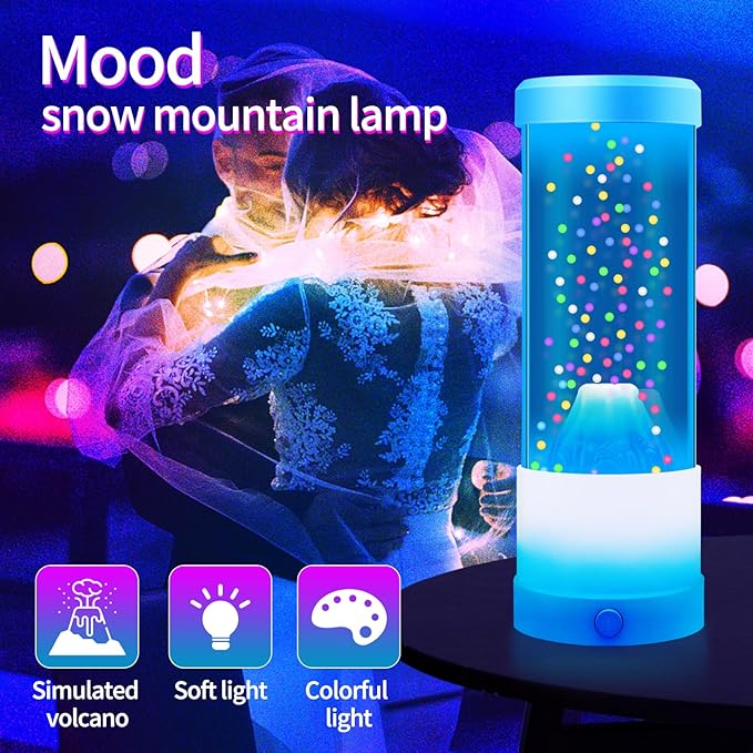 Snowy Mountains Lava Lamp