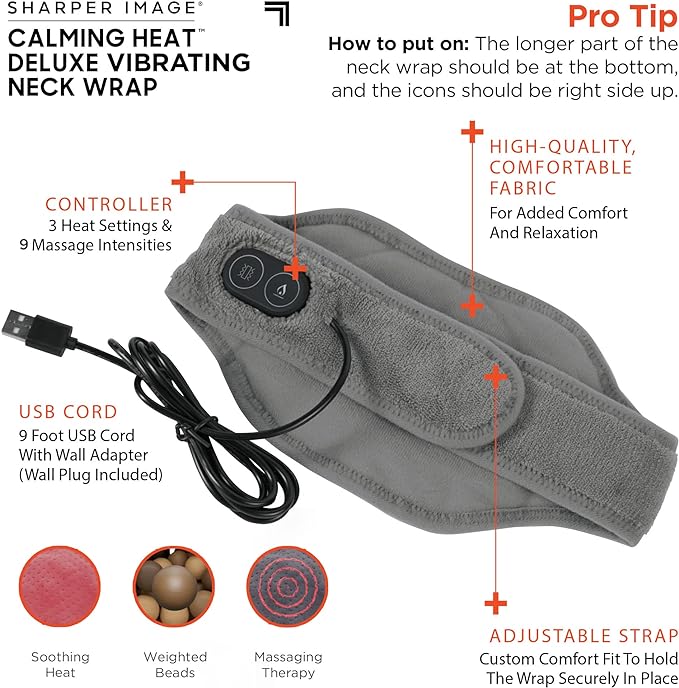 Heat Massaging Neck Wrap - RashidExpress