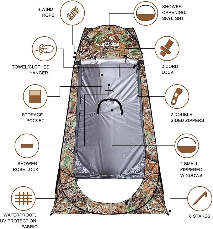 Camping Shower Tent