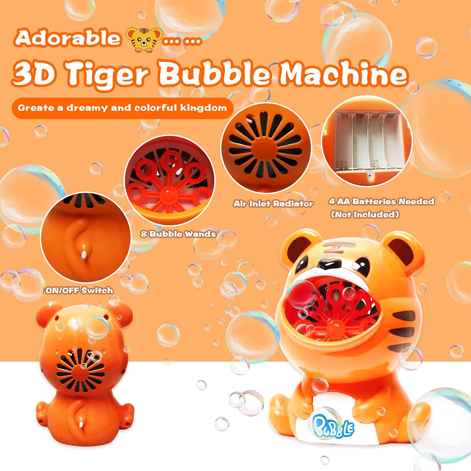 Tiger Bubble Machine - RashidExpress