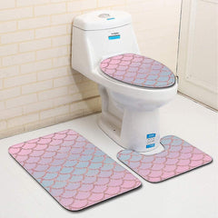 Toilet Mat Sets (Color and Design May Vary) - RashidExpress