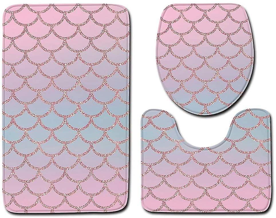 Toilet Mat Sets (Color and Design May Vary) - RashidExpress