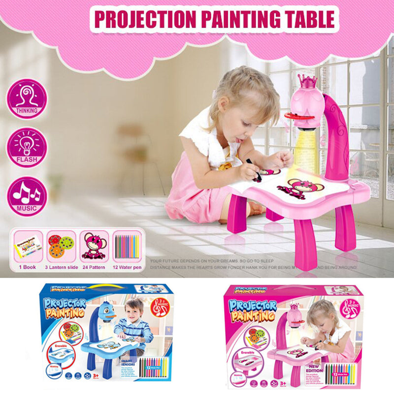 LED Projector Art Painting Table for Kids - RashidExpress