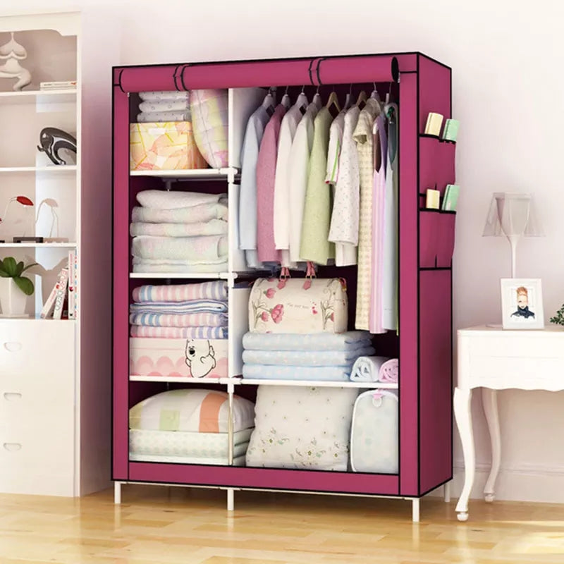 Foldable Canvas Storage Wardrobe - RashidExpress