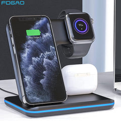 Wireless Charger Stand 3 in 1 - RashidExpress