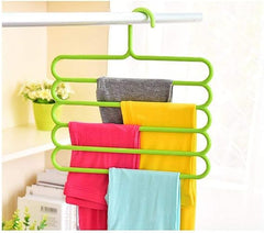 Plastic Five Layer Multii-purpose Clothes Hanger - RashidExpress