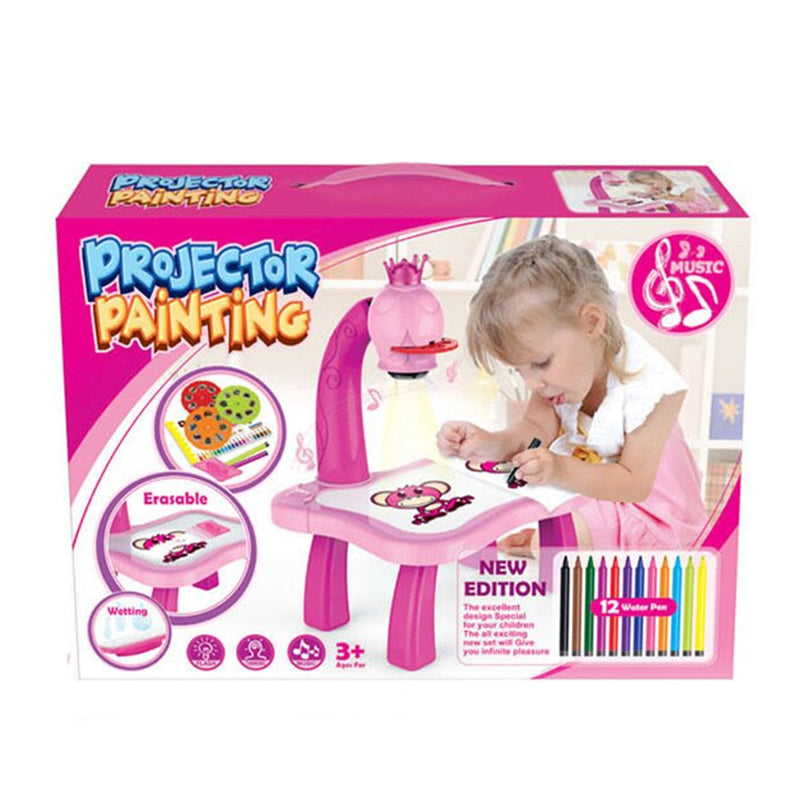 LED Projector Art Painting Table for Kids - RashidExpress