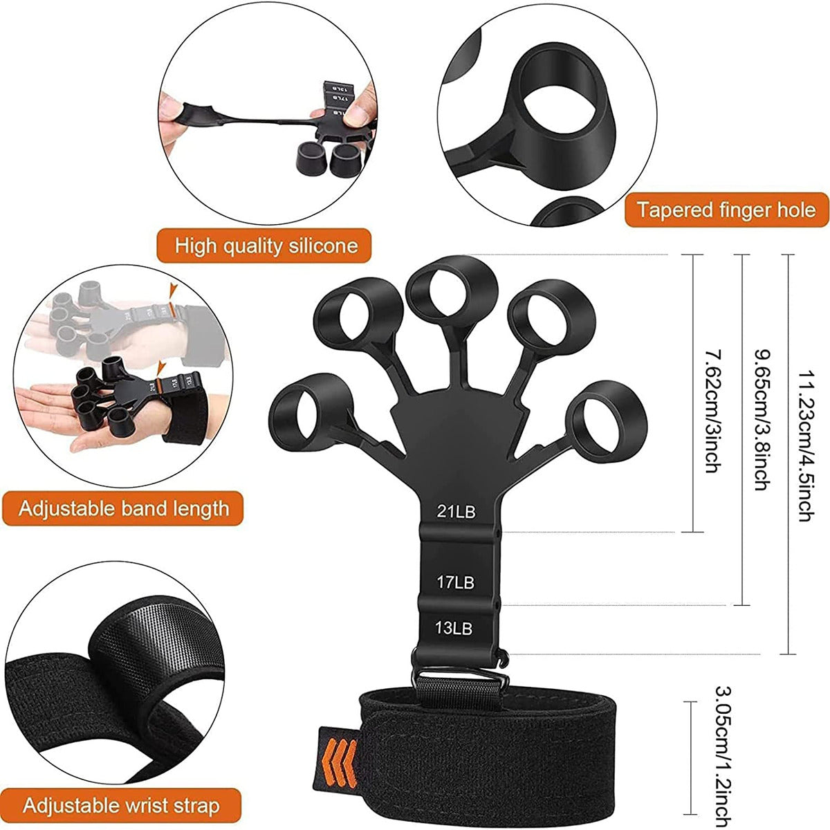 Metal-Hook Grip Strength Trainer - RashidExpress