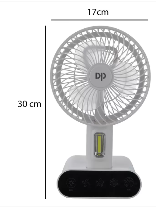 Rechargeable LED Fan - RashidExpress