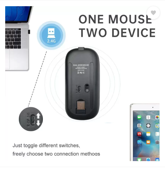 Ultra Slim Bluetooth Mouse - RashidExpress