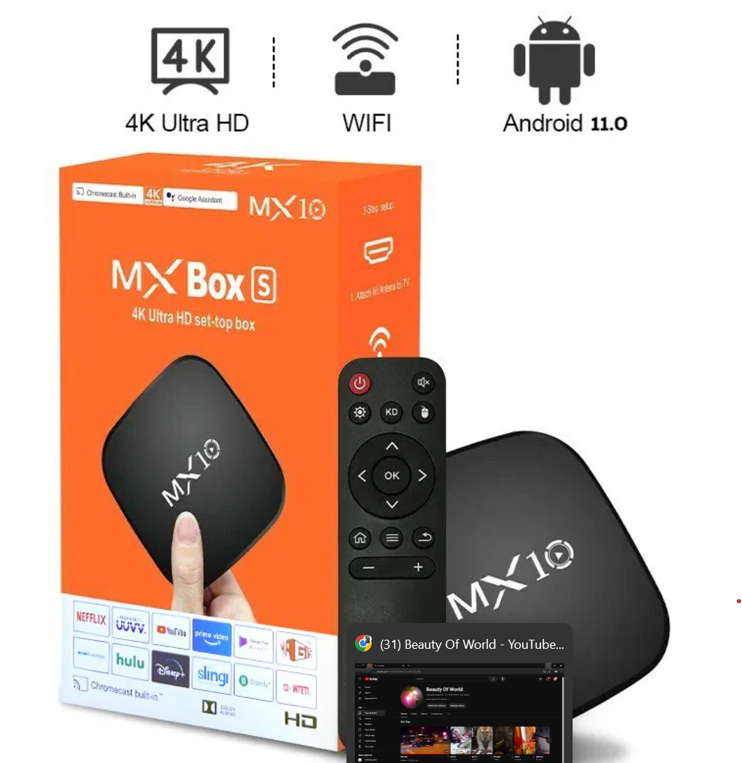 TV MX10 Box - RashidExpress