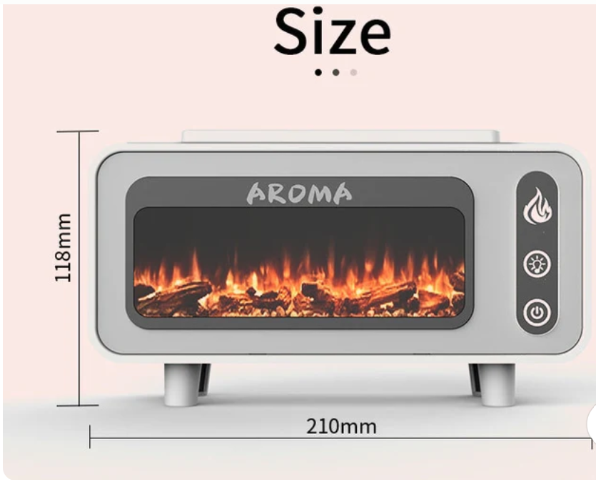 Aroma Fireplace Air Humidifier - RashidExpress