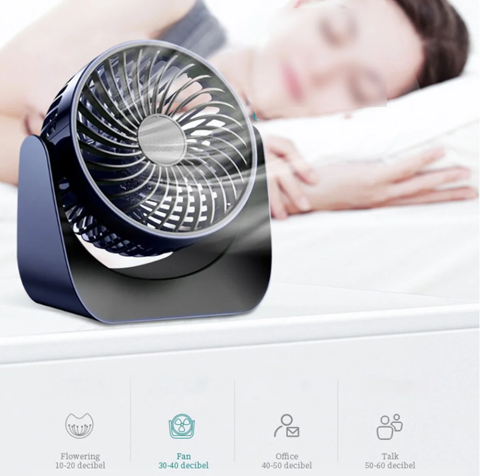 360° Rotate Desktop Fan - RashidExpress