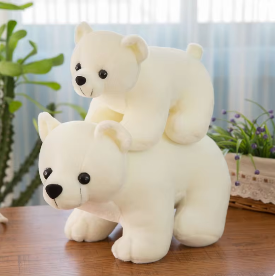 White Polar Bear Stuffed Plush