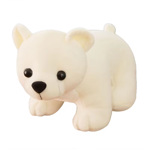 White Polar Bear Stuffed Plush