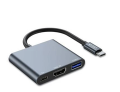 3-in-1 USB-C Multi-port Hub - RashidExpress