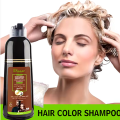 Natural Brown Hair Color Shampoo (400ml)