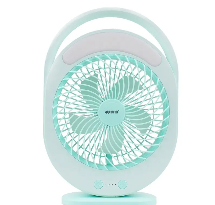 Rechargeable Fan with LED Light