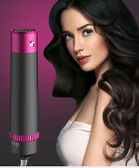 Hot Air Brush: Dry, Style, and Volumize with Ionic Technology (5-in-1) - RashidExpress