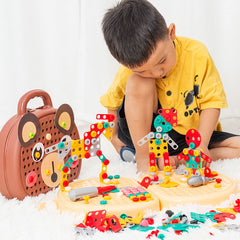 DIY Screw Puzzle Suitcase - RashidExpress