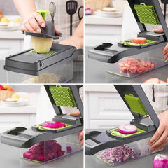 Vegetable Cutter Chopper and Slicer - RashidExpress