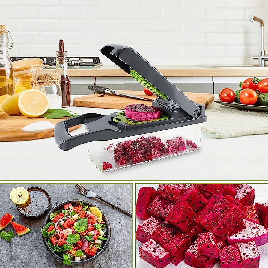 Vegetable Cutter Chopper and Slicer - RashidExpress