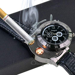 New Military USB Lighter Watch Men's - RashidExpress