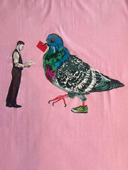 Messanger Pigeons - Custom Graphic DTG-Printed T-Shirt – Soft & Stylish