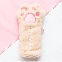 Cute Plush Cat's Paw Bag