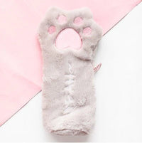 Cute Plush Cat's Paw Bag