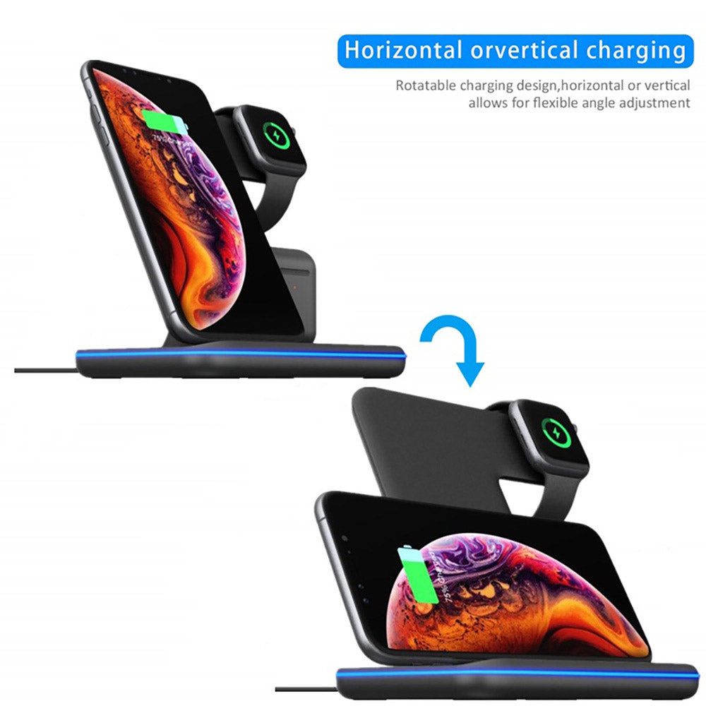 Wireless Charger Stand 3 in 1 - RashidExpress