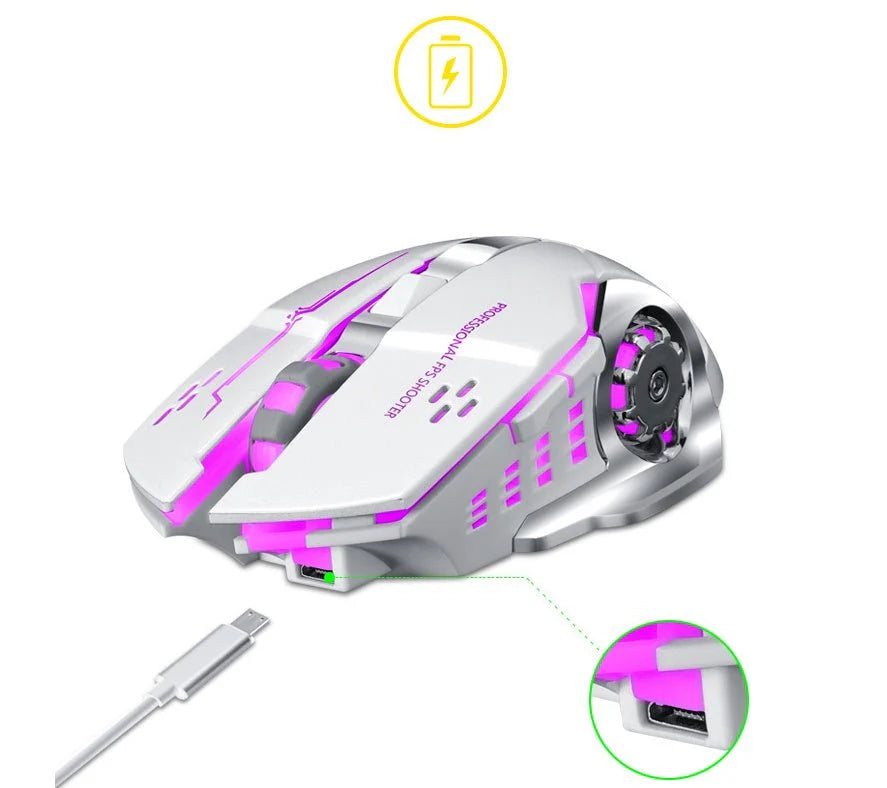 New Charging Wireless Mouse Mute