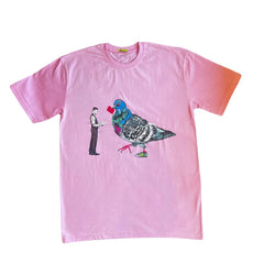 Messanger Pigeons - Custom Graphic DTG-Printed T-Shirt – Soft & Stylish