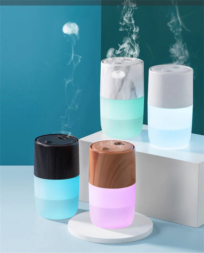 Portable Home Car USB Charging Desktop Office Small Silent Jellyfish Elf Moisturizing Humidifier