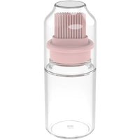 Portable Oil Bottle with Brush Silicone Barbecue Liquid Gadgets High-temperature Kitchen Baking Pastry Barbecue BBQ Tool