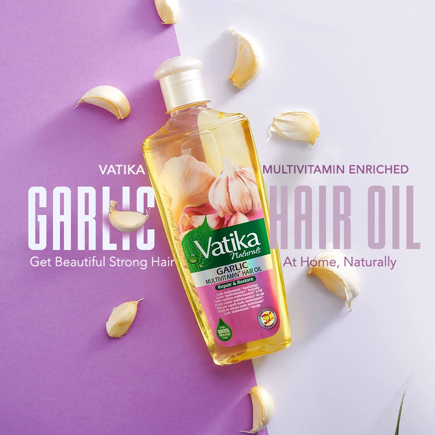 Garlic Enriched Hair Oil