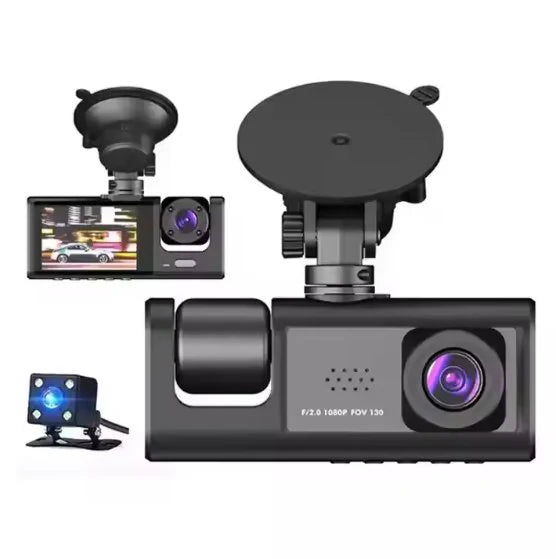 Car Three way Dashcam